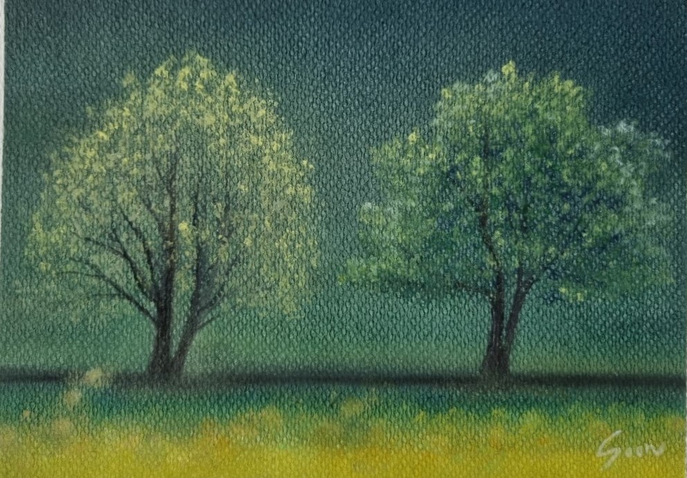 '행복한 동행(同行)' 파스텔 일러스트 단체전