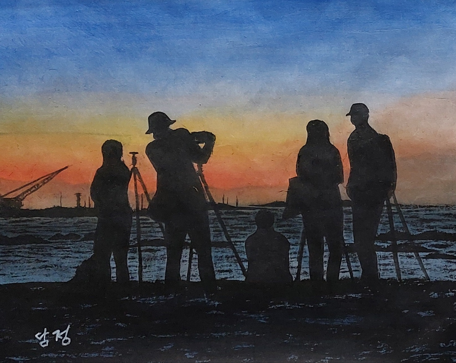 「하루를 시작하는 여명」 김금옥 개인展
